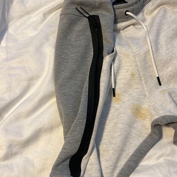 White/Gray Nike Tech Fleece Tracksuit - Picture 10 of 11